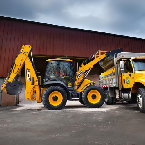 Image of a backhoe loader