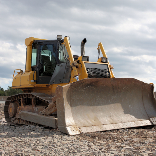 Image of a bulldozer machine